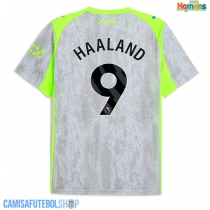Camisa de time de futebol Manchester City Erling Haaland #9 Replicas 3º Equipamento 2025-26 Manga Curta